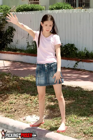 Amai Liu – Skinny Asian Brunette Sucks and Rides Big Cock in a Skirt