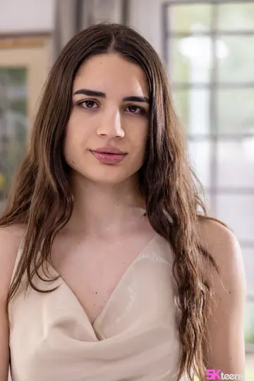 Candie Luciani – Tall Slim Brunette in a Dress Gives a Blowjob and Takes Anal Doggy Style