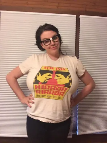 Lovely Lilith – Curvy Brunette MILF with Big Tits Poses in Glasses