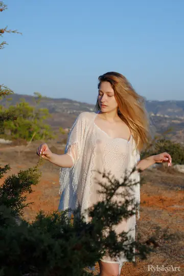 Katty Muss – Redhead Strips Out of Her Skirt for a Nude Shower