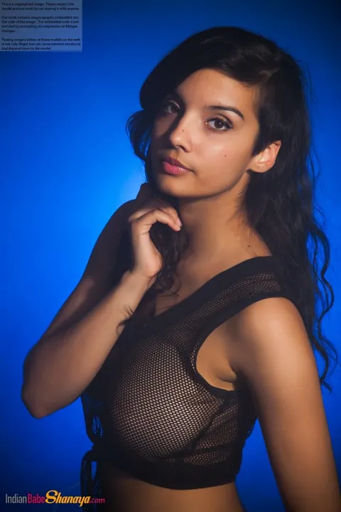 Indian Brunette Poses in Shorts – photo 6 of 16