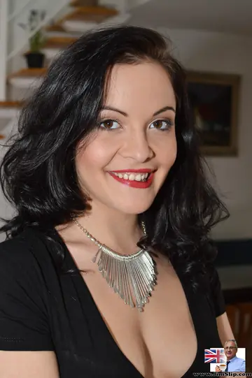 Dolly Diore – European Brunette Sucks and Fucks Before Spreading Wide