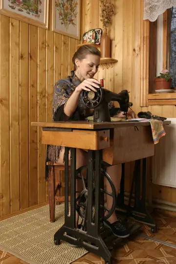 Sveti – Petite Pale Slim Woman Undresses and Spreads Her Legs