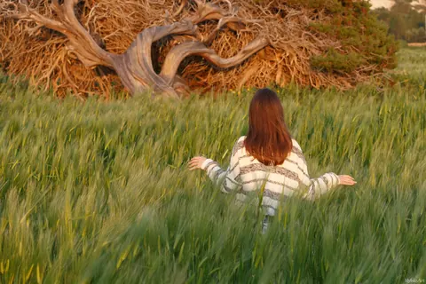 Sofy Bee: Slim Brunette Flashes Her Hairy Bush Outdoors – photo 1 of 20