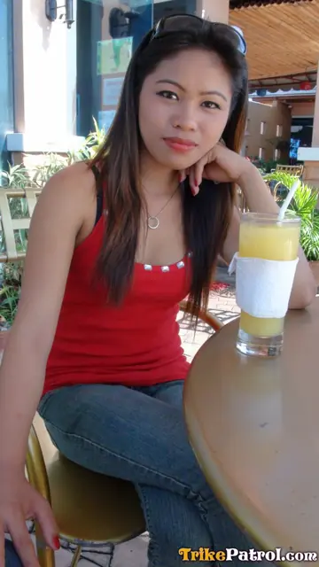 Filipina Brunette Undresses and Fingers Her Hairy Pussy Before Sex