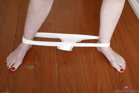 Pearl Sinclair: Petite Pale Blonde in Glasses Spreads Her Legs – photo 11 of 21