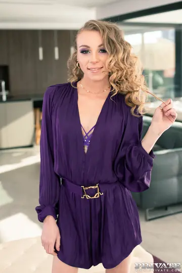 Angel Emily – Petite Blonde Takes Anal Doggy Style and a Creampie