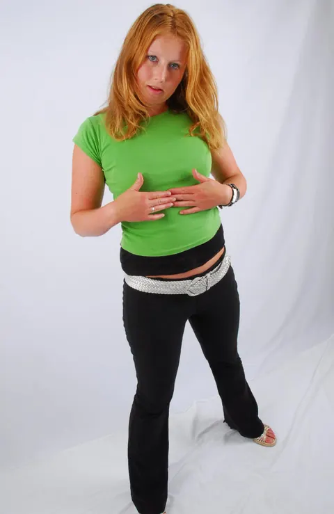 Redhead Poses in a Clothed Session – photo 10 of 16