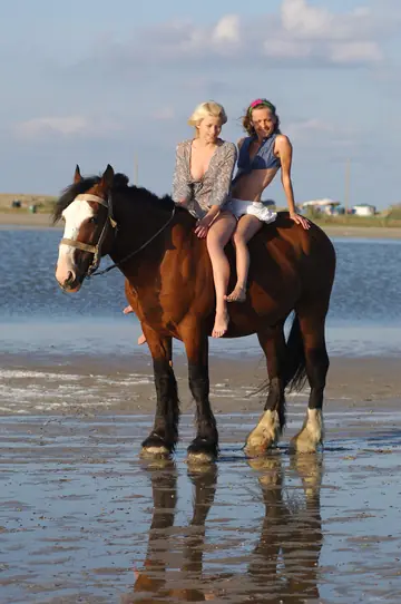 Cute Sunny – Blonde and Redhead Lesbians Finger and Lick Each Other on the Beach