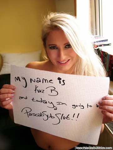 KAZ B – British Blonde MILF in Socks Sucks and Fucks in the Office