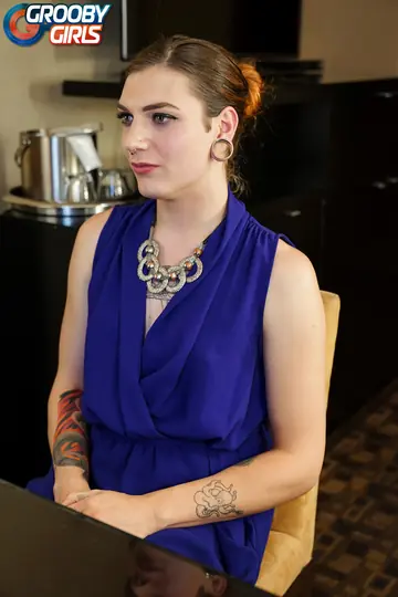 Trans Woman Strips Out of Her Dress and Strokes to a Cumshot