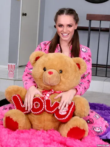 Tori Black – Thick Brunette in Pigtails Strips Off Her Panties in the Bedroom