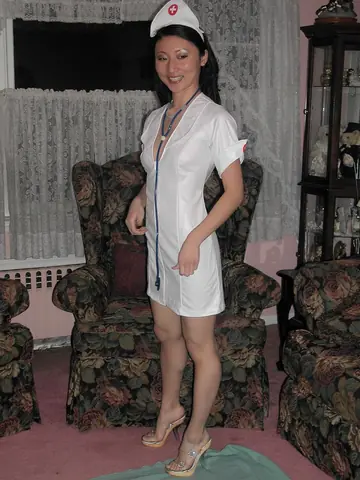 Kiana Li – Petite Asian Nurse in Uniform Takes Anal Doggy Style