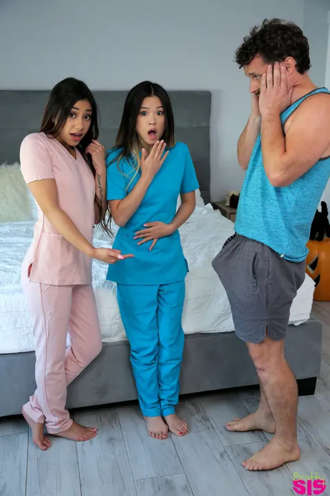 Lulu Chu: Petite Asian and Latina Women Share a Guy in a Threesome – photo 4 of 16