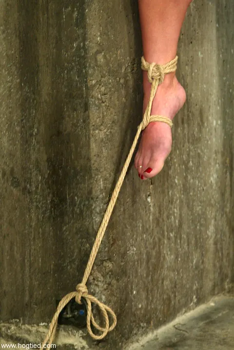 Jenny Lee: Slim Brunette MILF Bound in Rope Bondage – photo 12 of 20
