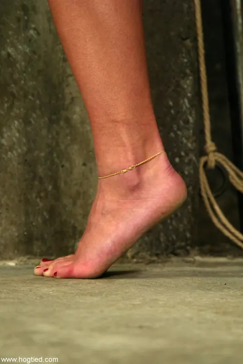 Jenny Lee: Slim Brunette MILF Bound in Rope Bondage – photo 19 of 20