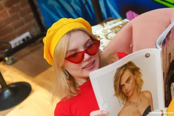 Milka A – Blonde European in Pantyhose and Glasses Spreads Her Pussy Outdoors