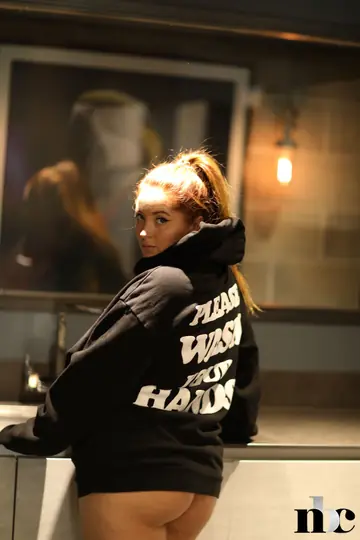 British BBW Redhead Flaunts Her Big Ass in the Kitchen