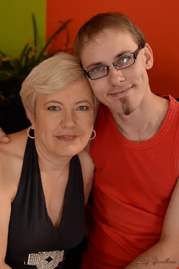 Ursula Grande – Short-Haired Mature Blonde in Glasses Rides Her Boy Toy
