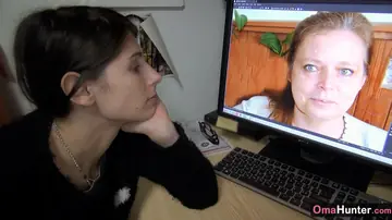 Redhead in Glasses and BBW Kiss and Lick Pussy in the Bathroom