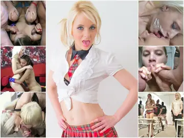 Ashlee Cox – Blonde in a Bikini Sucks Cocks and Swaps Cum in Group Sex