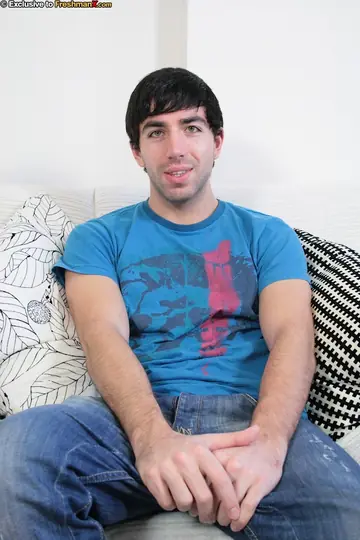 Hairy Men Kiss and Fuck in Threesome with Gay Cum