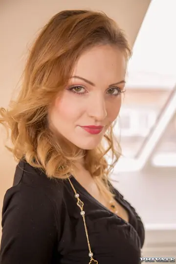Belle Claire – Tall Czech Blonde Strips, Gives a Blowjob and Takes Anal