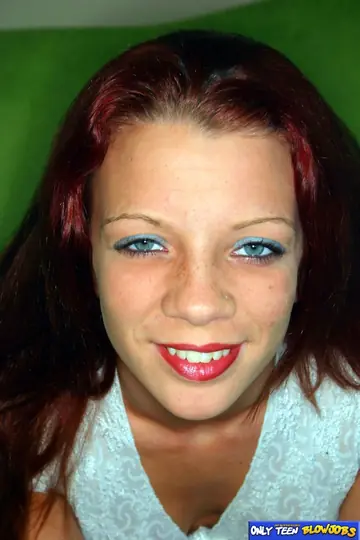 Brandi May – Slim Redhead in Lingerie and Heels Takes a Cumshot