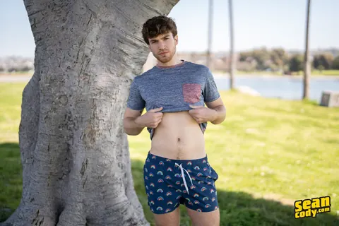 Two Men Suck and Fuck Bareback Outdoors – photo 1 of 15