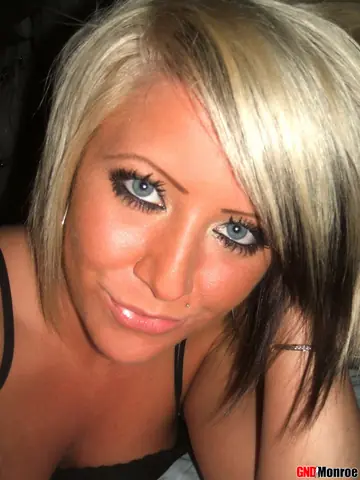 Blonde PAWG Coats Body in Chocolate for a Sticky Selfie
