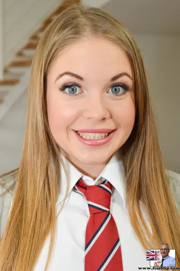 Alessandra Jane – Thick Russian Blonde in Uniform and Pantyhose Fucks an Older Man
