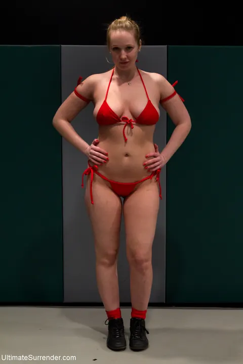 Addison Heart: Thick Blonde in a Bikini Bound and Licked by Her Partner – photo 1 of 21