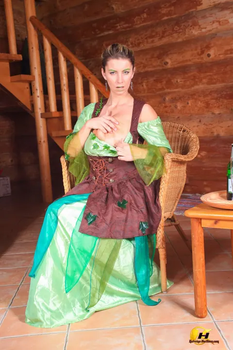 Katerina Hartlova: Busty Czech MILF Sips Beer and Uses a Dildo – photo 5 of 16