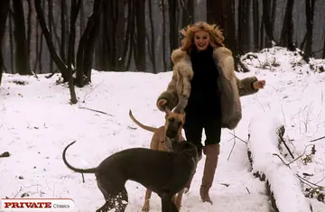 Brigitte Lahaie – Busty Mature Blonde Takes Group Sex and a Cumshot Outdoors
