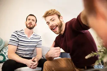 Two Men Fuck and End with a Facial Cumshot