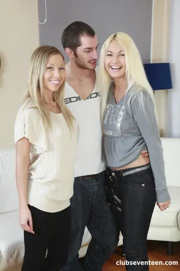 Andrea Sultisz – European Blonde in Jeans Takes Anal Creampie and Cum on Her Tits