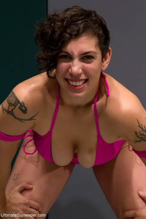 Ariel X: Athletic Brunette in Lesbian Bondage Gets Fingered and Licked – photo 5 of 21