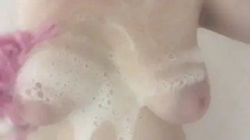 Bad Girl Natasha – Blonde Amateur Shows Her Big Natural Tits in a Bathroom Selfie