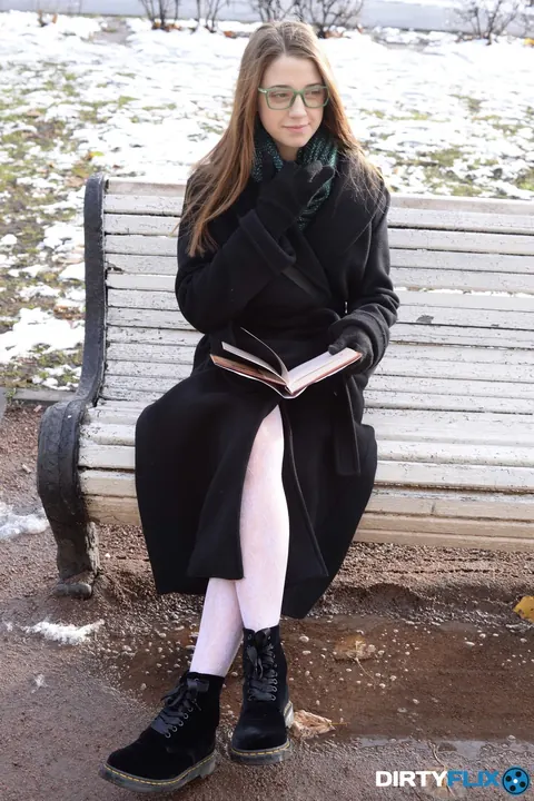 Sweet Hole & Kastiel Cherry: Slim Redhead in Glasses and Socks Gets Fucked – photo 2 of 20