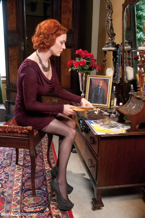 Audrey Hollander: Short-Haired Curly Redhead MILF Submits to Bondage and Anal – photo 2 of 21