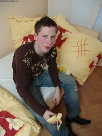 Naked Man Strokes His Cock Until He Shoots a Hot Load