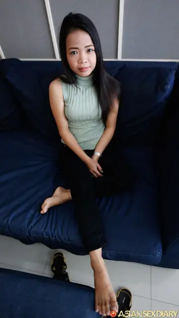 Petite Asian Beauty Strips Out of Her Lingerie for POV Missionary Sex