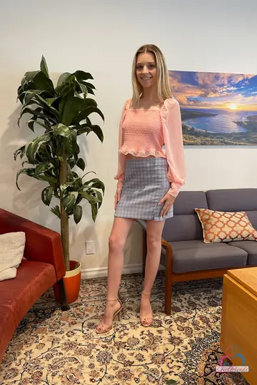 Maria Anjel – Blondes with Small Tits Finger and Lick Each Other