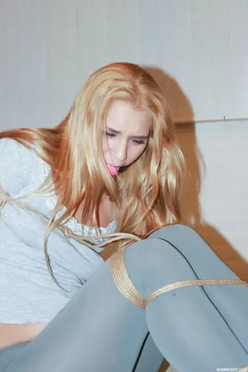 Linda Ray – Hungarian Blonde in Yoga Pants Fights Bondage Restraints