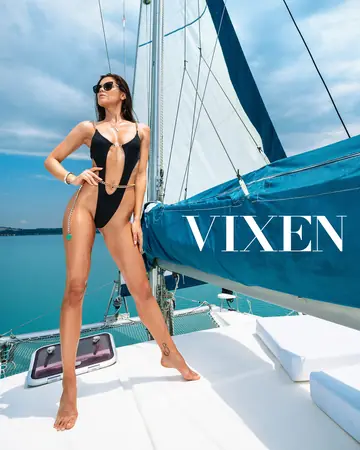 Slim Czech Beauty Sucks and Rides on a Yacht
