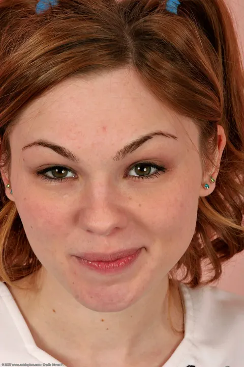 Jayme Langford: Skinny Blonde in Panties Bends Over and Spreads Her Pussy – photo 1 of 21