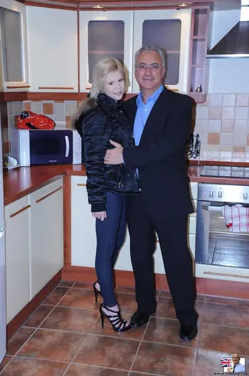 Pale European Blonde Rides Him in Cowboy Boots