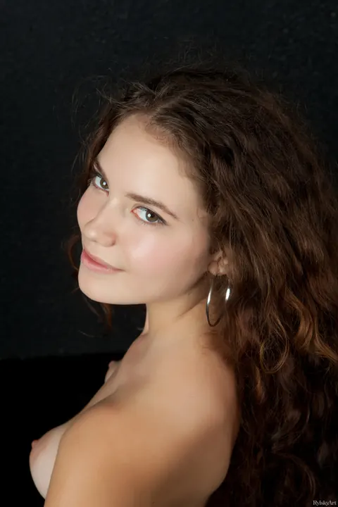 Norma Joel: Russian Brunette Poses Nude Showing Her Small Natural Tits – photo 10 of 20