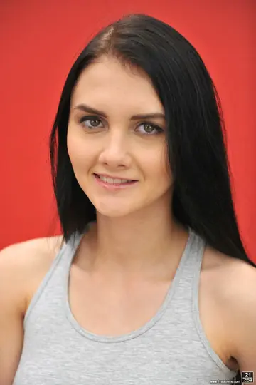 Busty Russian Brunette Strips Out of Her Top and Panties