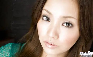 Japanese Brunette with Big Natural Tits in Heels Spreads Her Pussy
